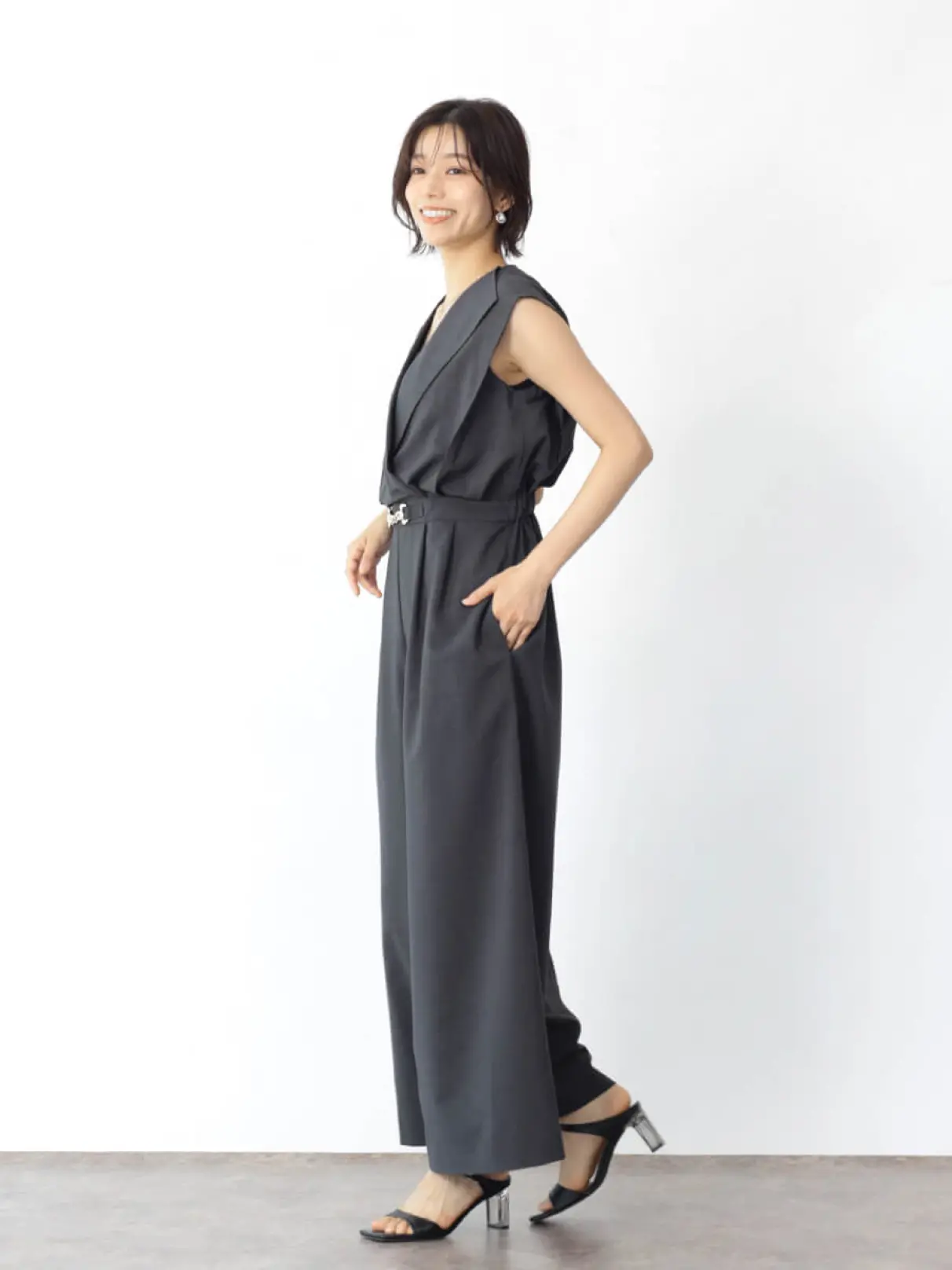 FENNEL 綺麗め　オールインワン　パンツ　新品 FENNELのオールインワン/サロペットの商品一覧｜ファッション通販の