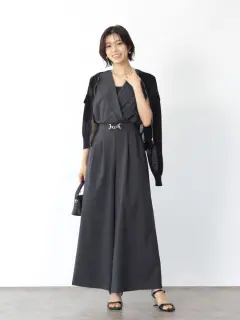 【新品】ヤマダヤ FENNEL バックドロストデザインオールインワン 人気激安 バックドロストデザインオールインワン - STORE FENNEL