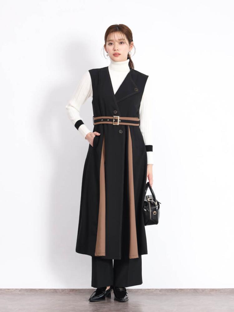 配色ジレワンピ - FENNEL - FENNEL｜YAMADAYA STORE