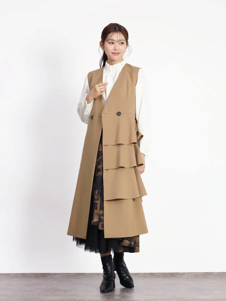 フリルジレワンピ - FENNEL - FENNEL｜YAMADAYA STORE