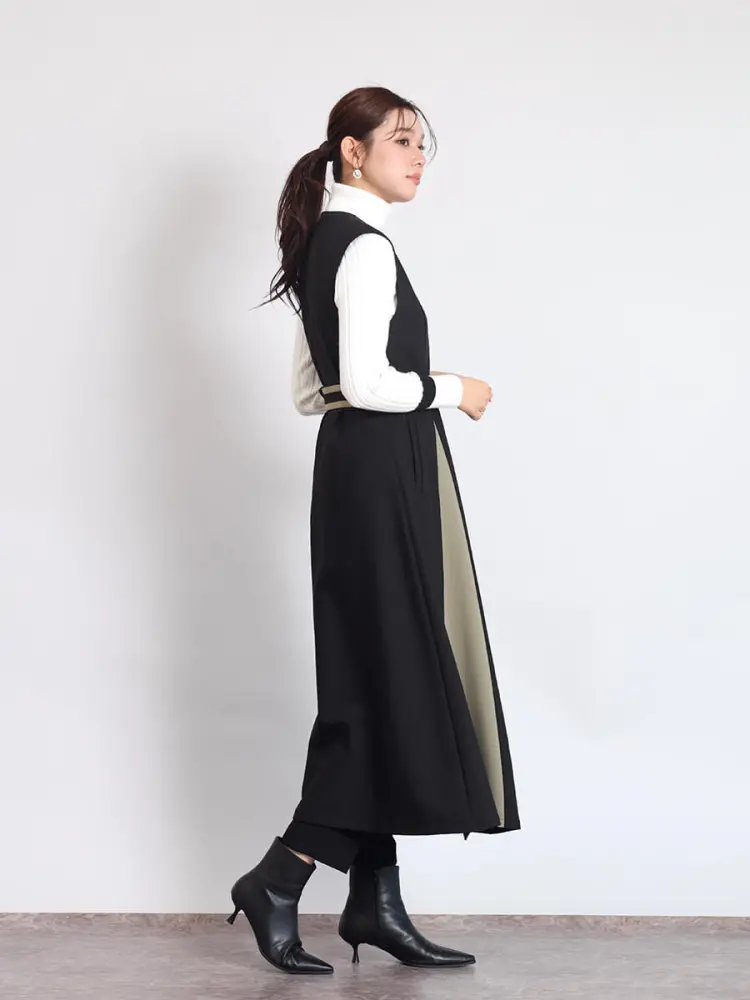 配色Aラインジレワンピ - FENNEL - FENNEL｜YAMADAYA STORE