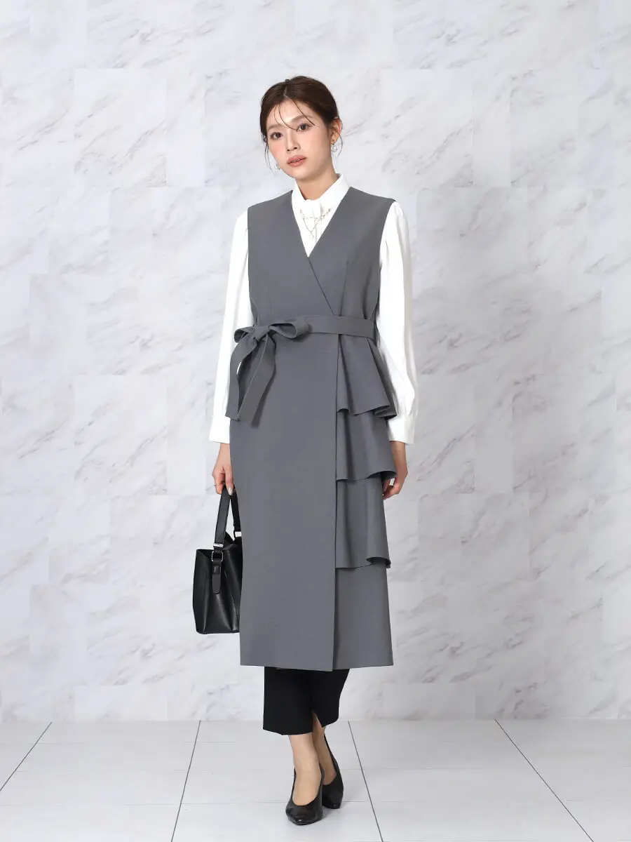 アシメフリルジレワンピ - FENNEL - FENNEL｜YAMADAYA STORE