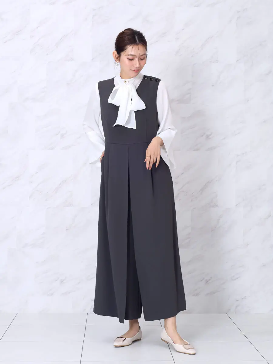 Vネックオールインワン - FENNEL - FENNEL｜YAMADAYA STORE