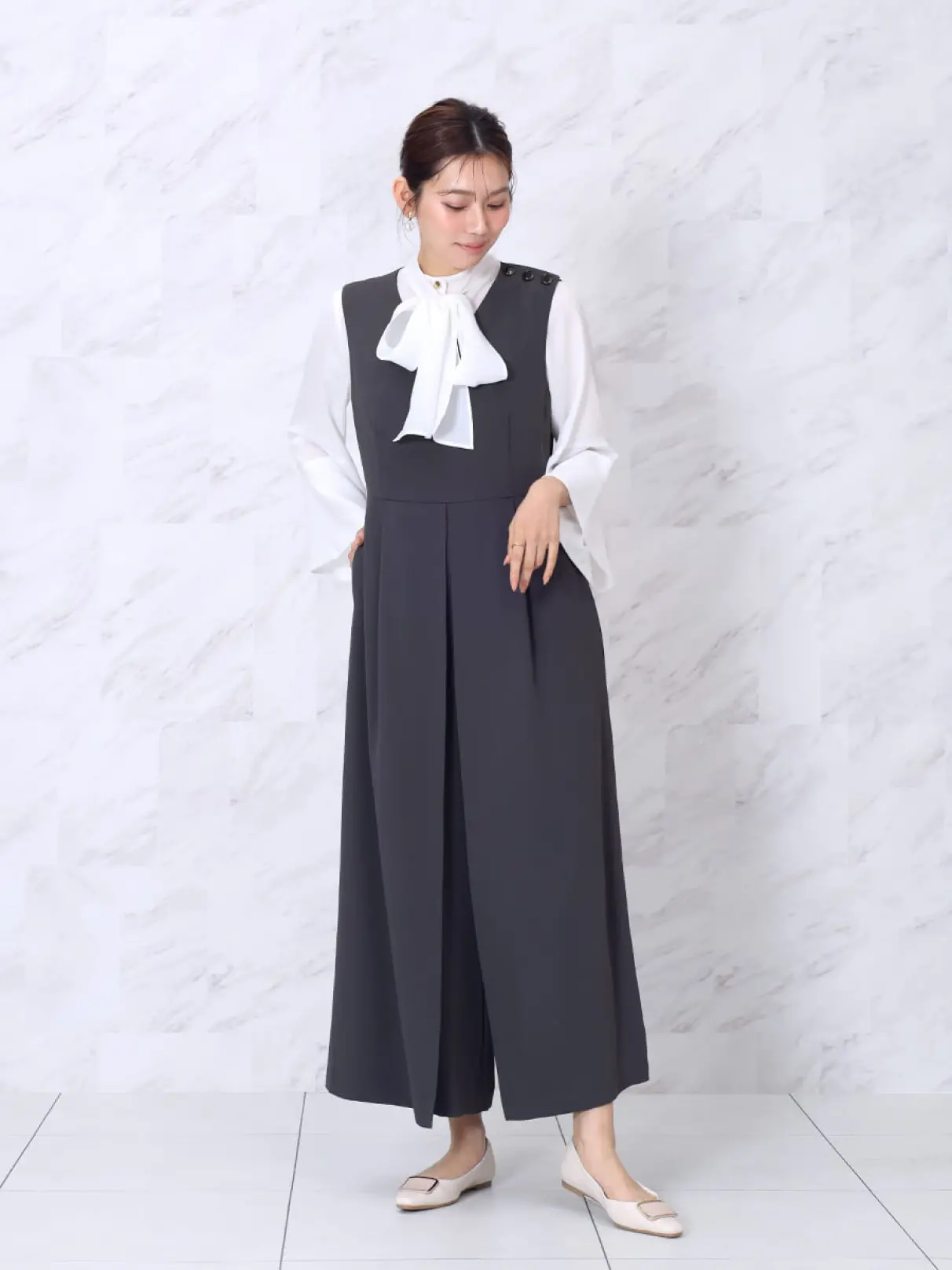 Vネックオールインワン - FENNEL - FENNEL｜YAMADAYA STORE