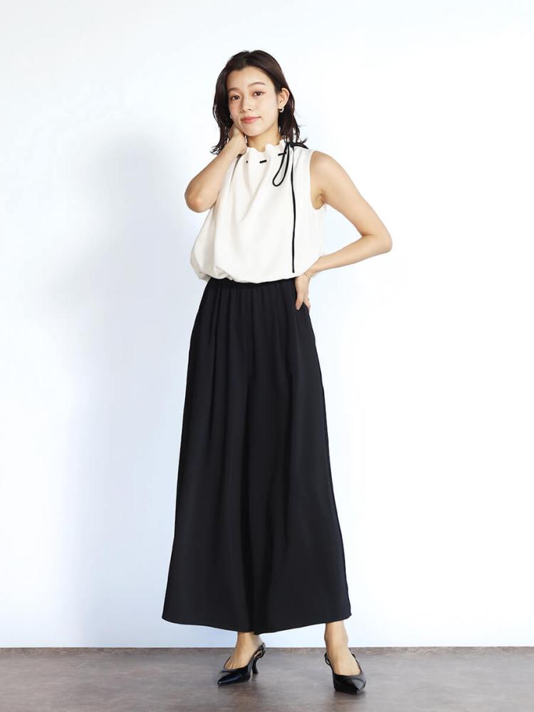 ヤマダヤ　FENNELネックギャザーオールインワン ネックギャザーオールインワン - FENNEL - FENNEL｜YAMADAYA STORE