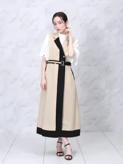 ヤマダヤ　FENNEL フェンネル　トレンチデザインドルマンコート 新品 ky 様専用 FENNEL トレンチデザインドルマンコート新品未使用 ヤマダヤ