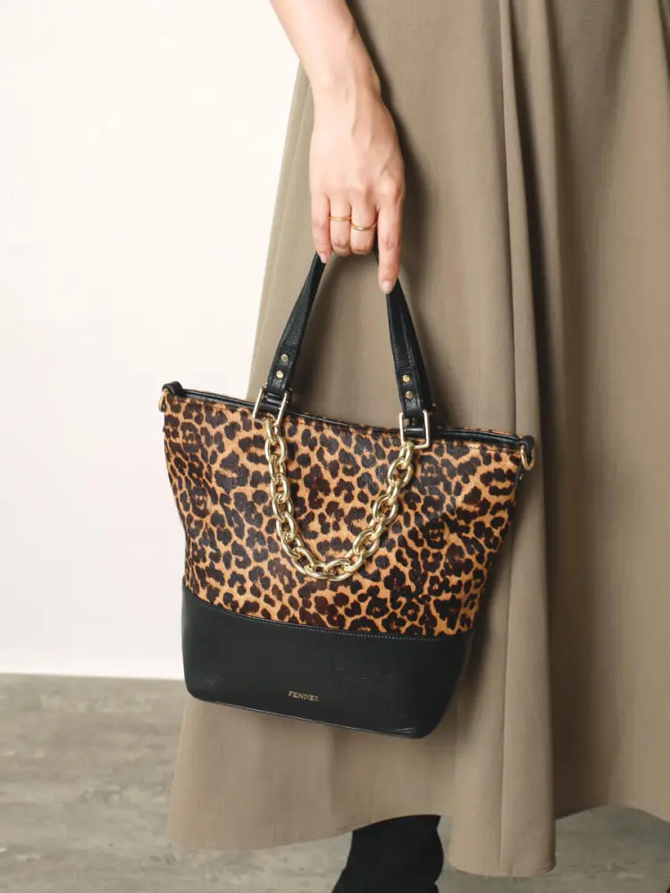 ハラコレオパードハンドバッグ - FENNEL - FENNEL｜YAMADAYA STORE