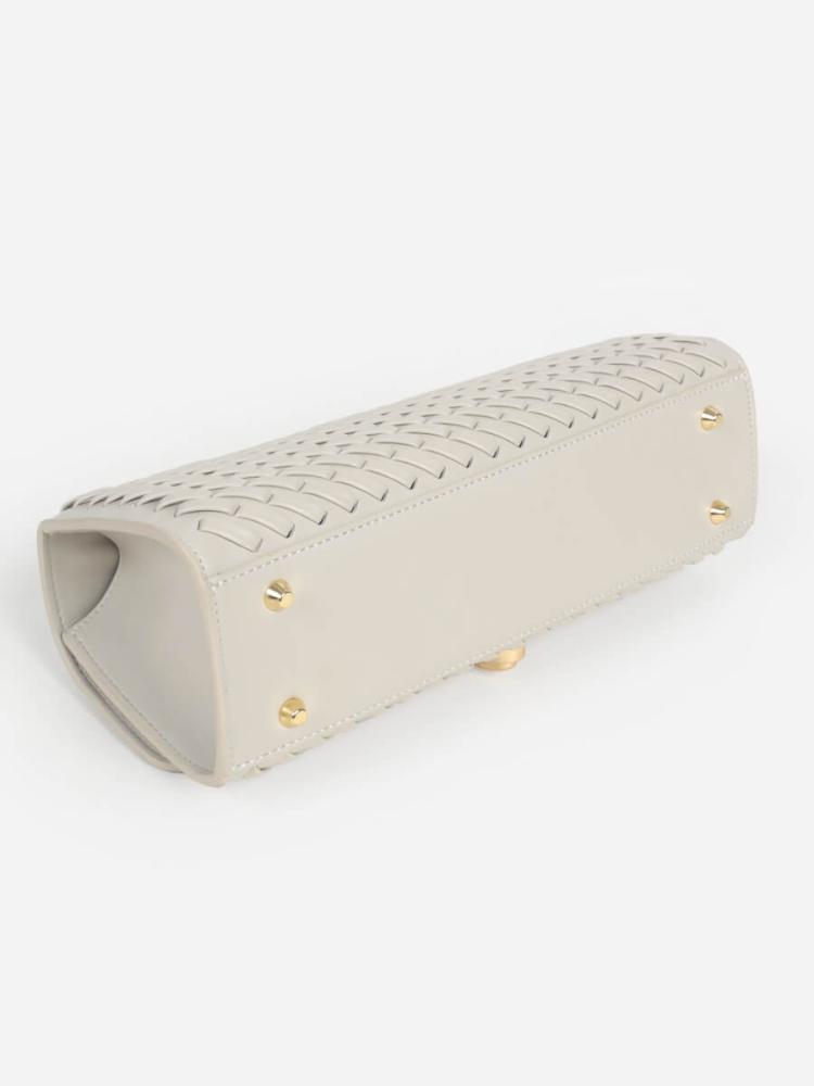 新品　YAMADAYA FENNEL ベージュ レザー ハンドバッグ 新品 YAMADAYA FENNEL ベージュ レザー ハンドバッグ