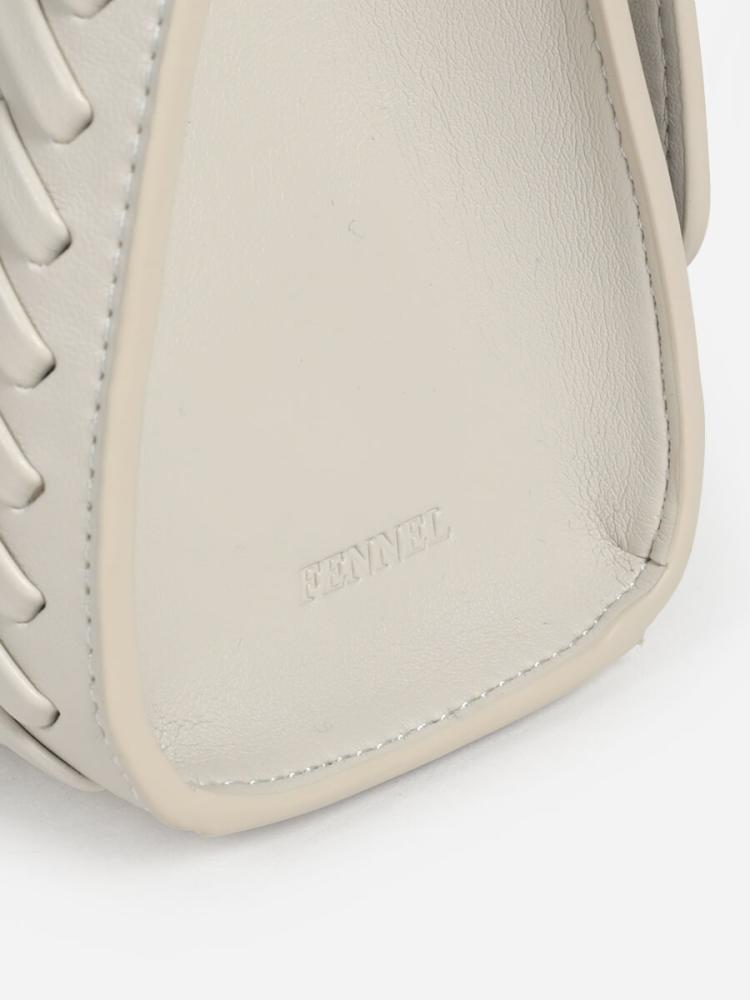 新品　YAMADAYA FENNEL ベージュ レザー ハンドバッグ 新品 YAMADAYA FENNEL ベージュ レザー ハンドバッグ FENNELの