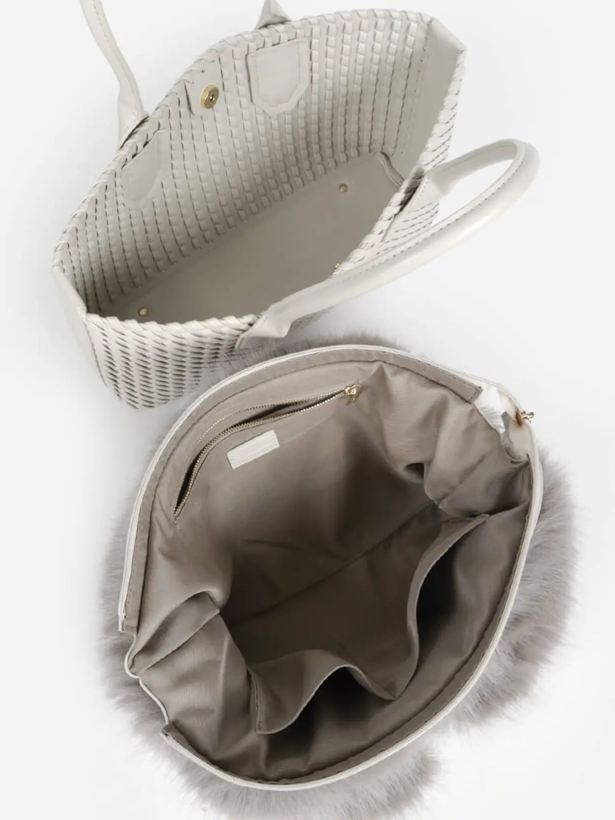 新品　YAMADAYA FENNEL ベージュ レザー ハンドバッグ 新品 YAMADAYA FENNEL ベージュ レザー ハンドバッグ