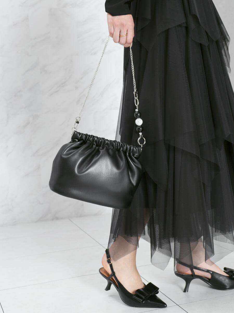 ボールチャームギャザーミニバッグ - FENNEL - FENNEL｜YAMADAYA STORE