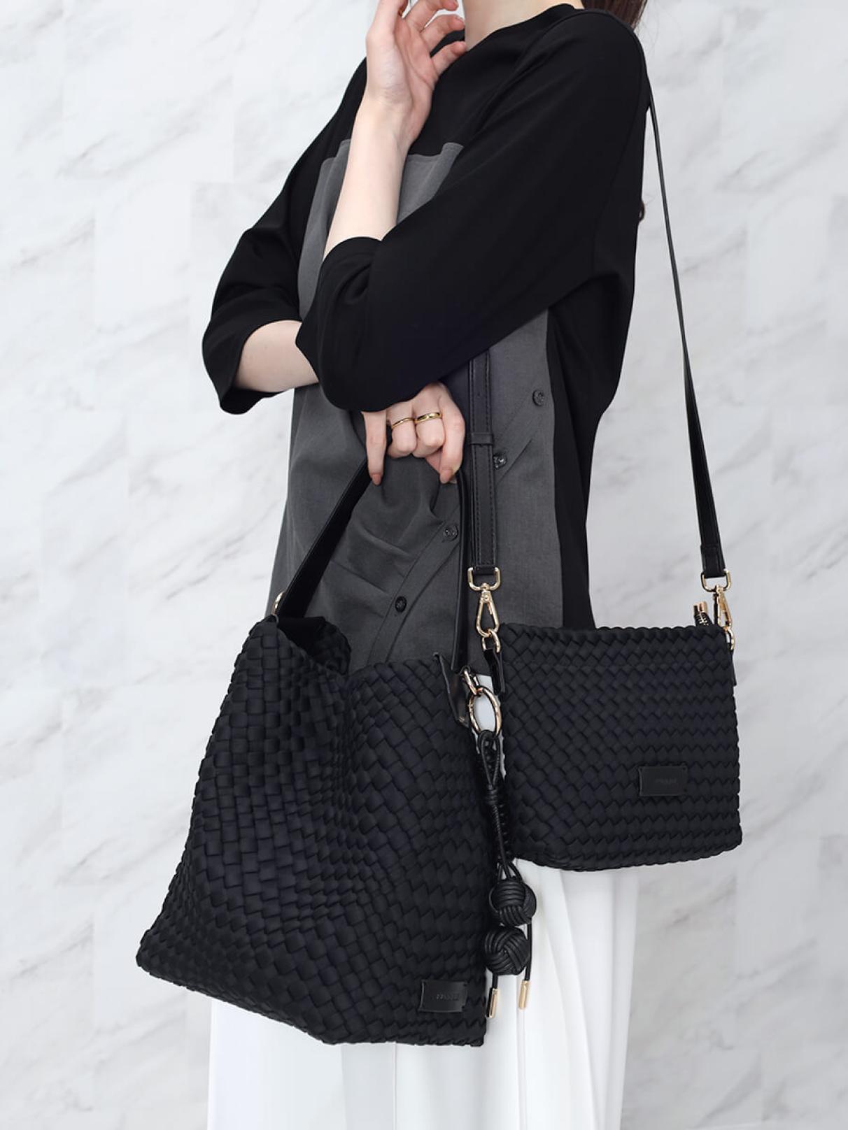 FENNEL メッシュ ショルダーバッグ ブラック FENNELのバッグの商品一覧 