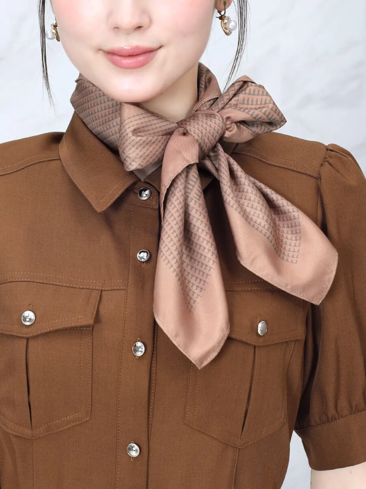 リバーシブルパターンスカーフ - FENNEL - FENNEL｜YAMADAYA STORE