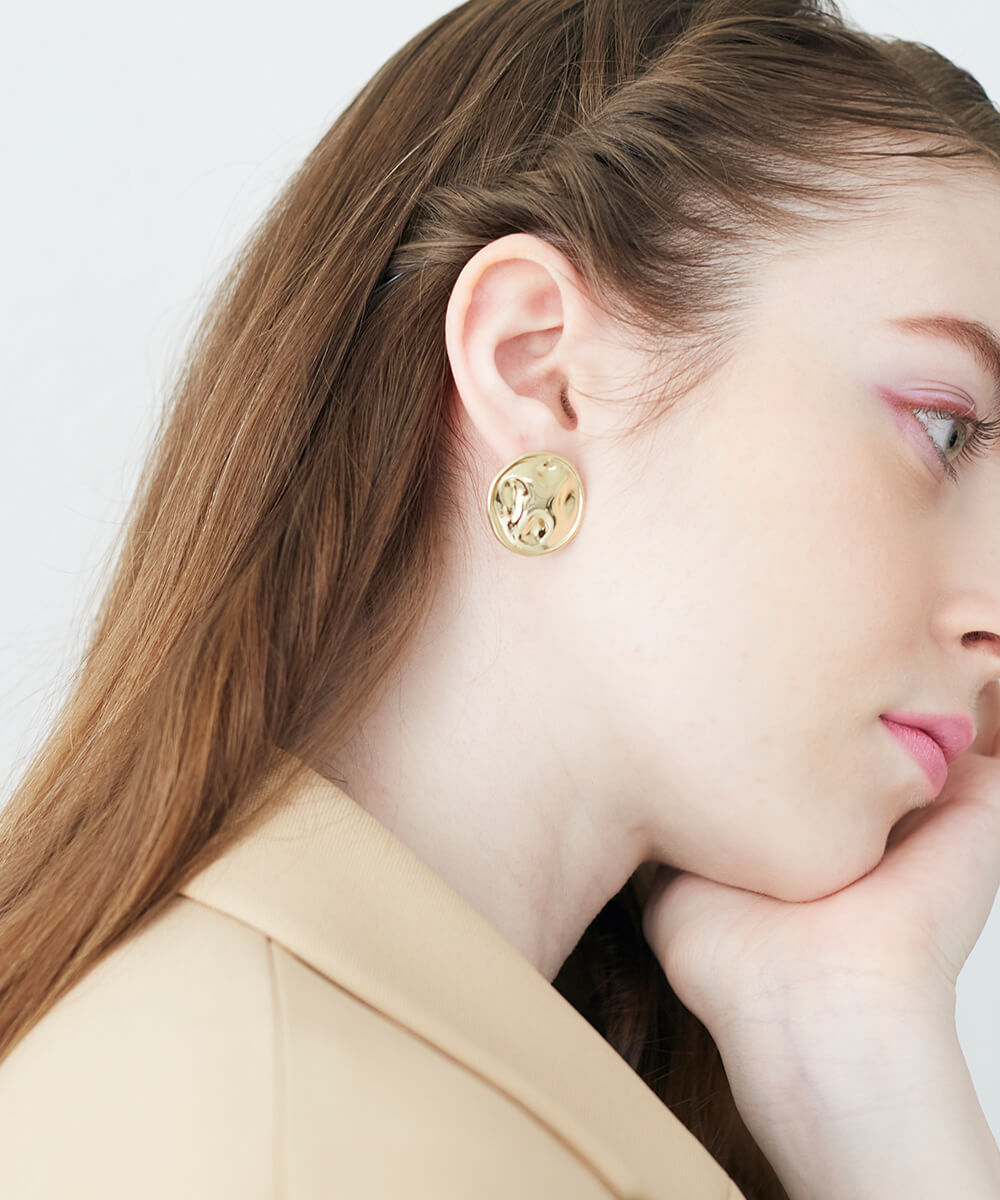 ニュアンスプレートピアス YAMADAYA STORE ニュアンスプレートピアス YAMADAYA STORE