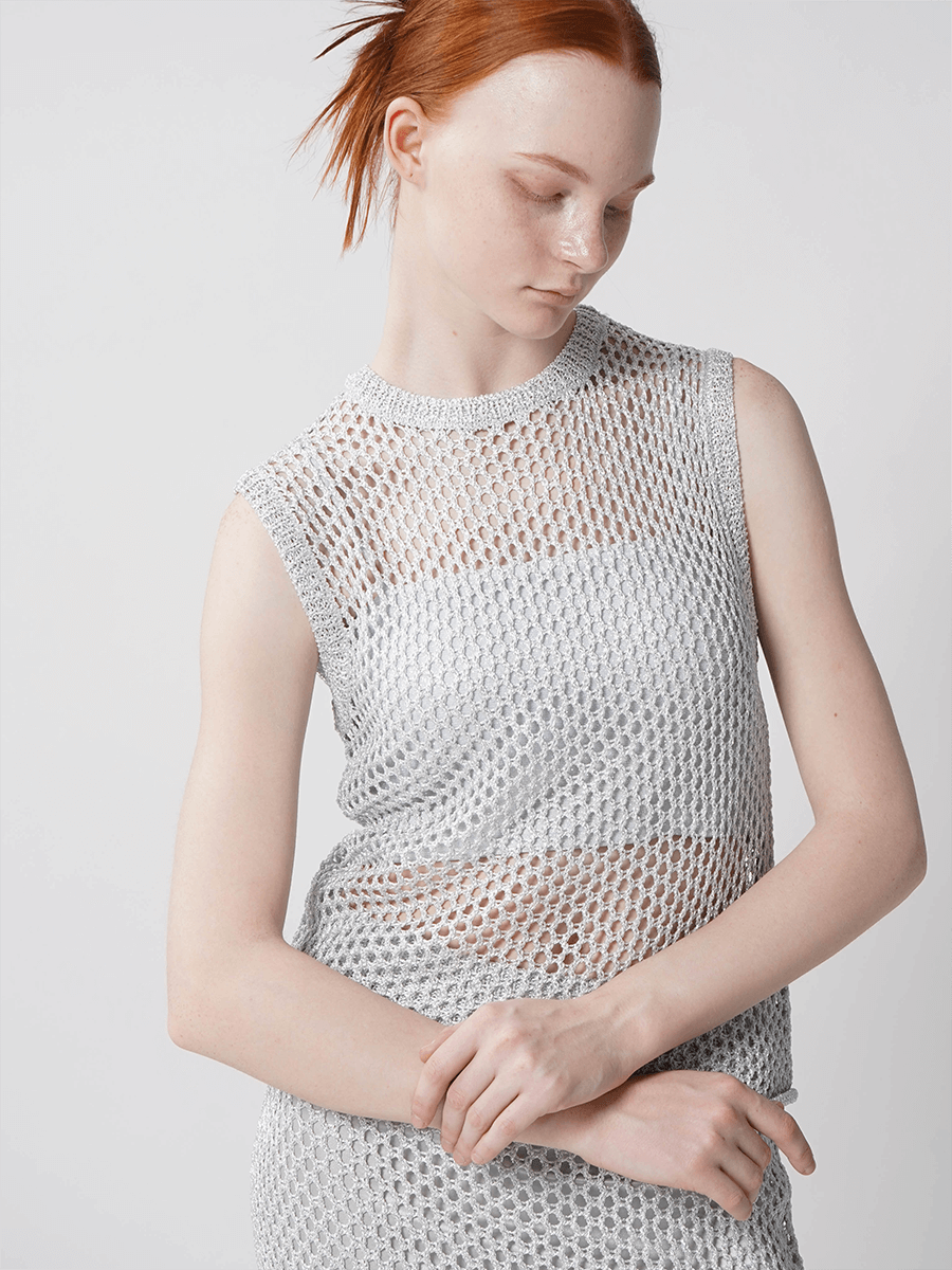 MESH KNIT VEST YAMADAYA STORE MESH KNIT VEST YAMADAYA STORE