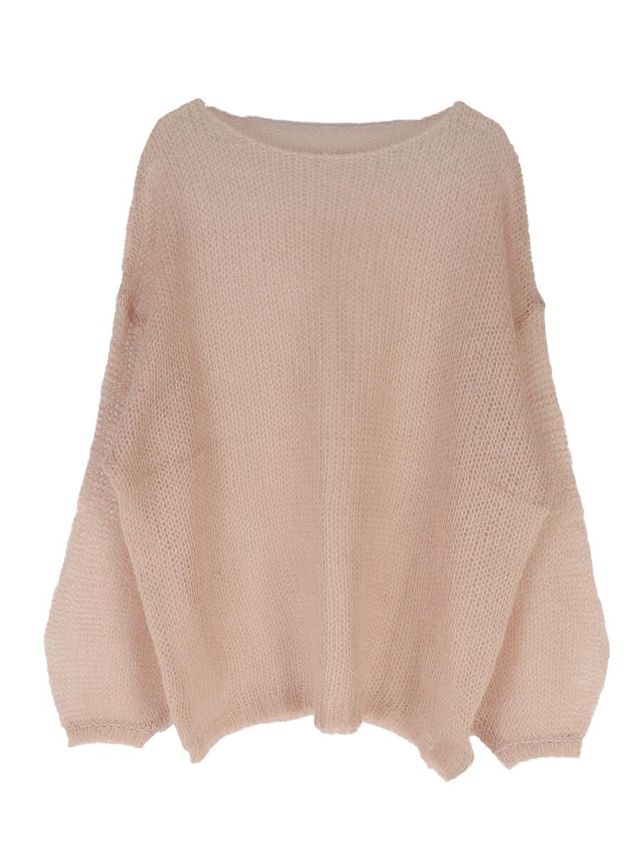 MOHAIR LOWGAUGE KNIT