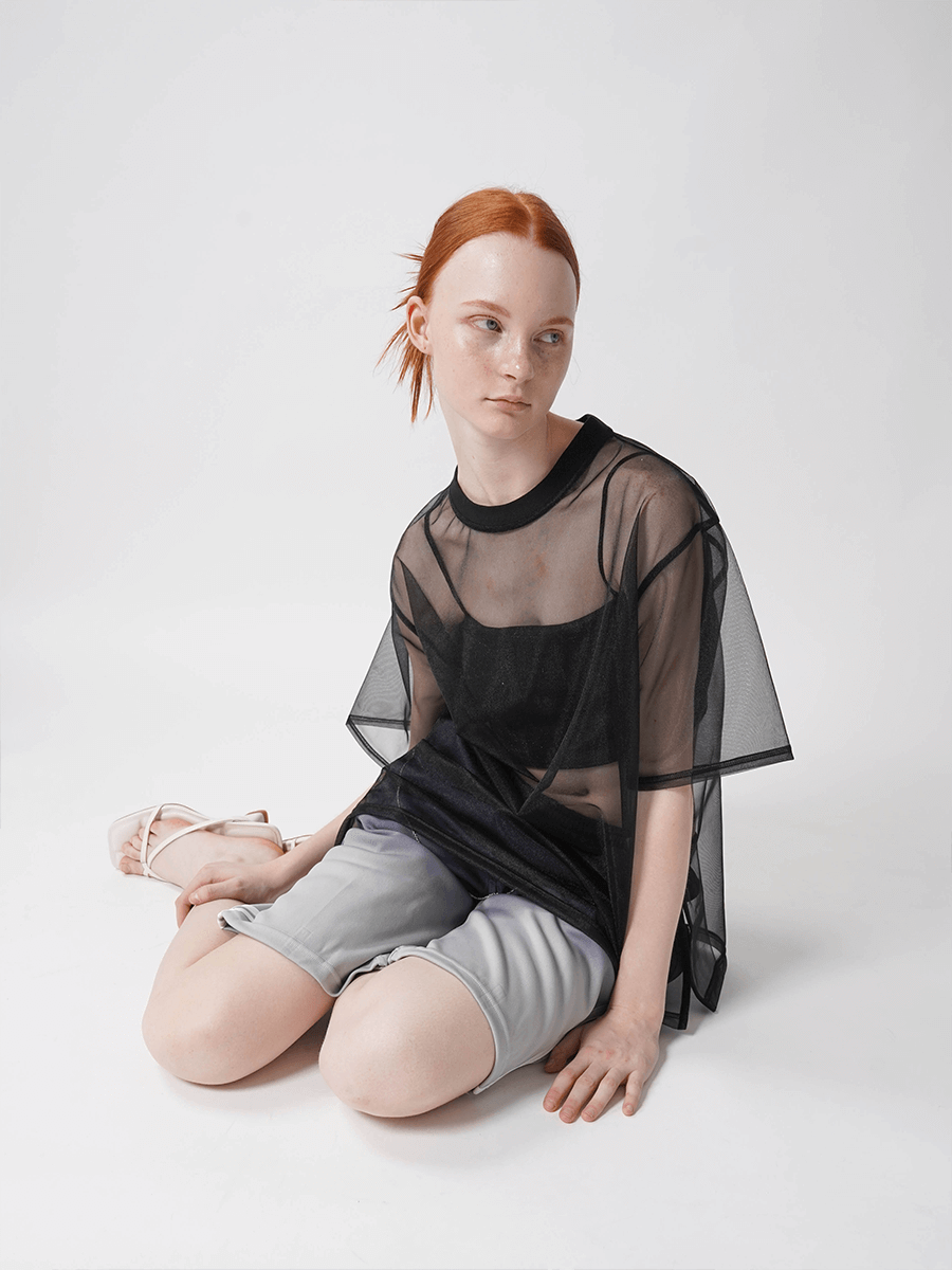 SHEER LAME TOPS