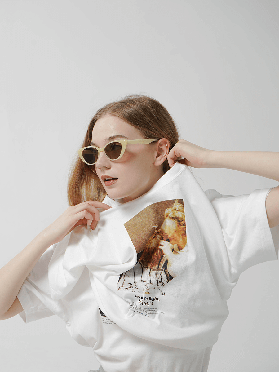 PHOTO GRAPHIC PRINT T-SHIRT (Kurt & Courtney) YAMADAYA STORE PHOTO GRAPHIC PRINT T-SHIRT (Kurt & Courtney) YAMADAYA STORE