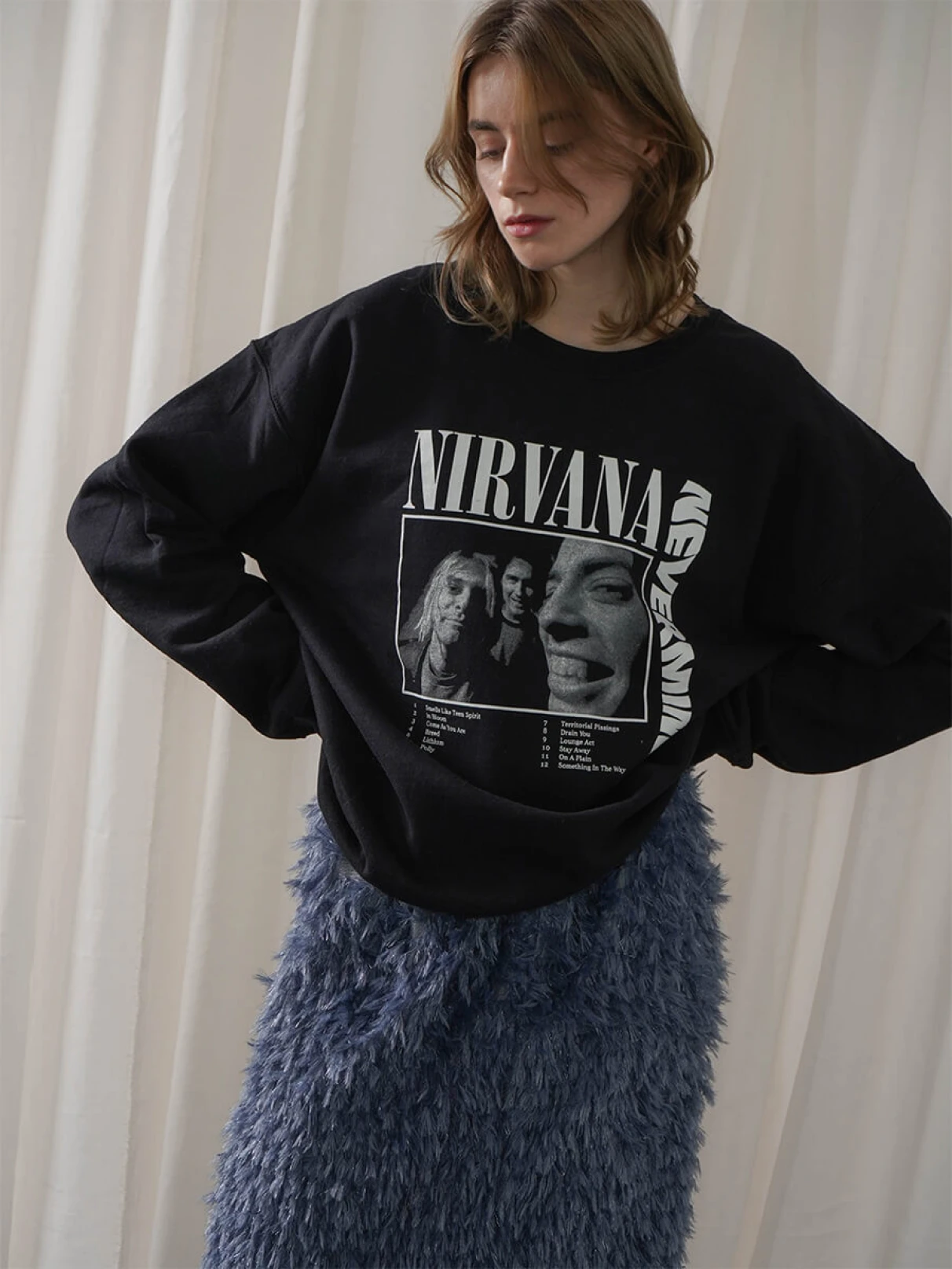 SHOPエイト様wind and sea × NIRVANA NEVERMIND wind and sea × NIRVANA NEVERMIND TEE L