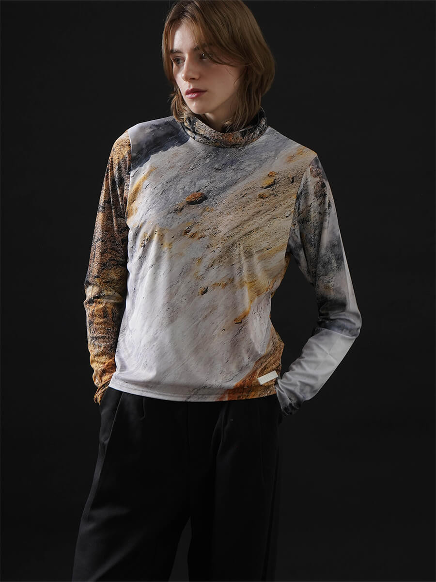 STRETCH HIーNECK TOP YAMADAYA STORE STRETCH HIーNECK TOP YAMADAYA STORE