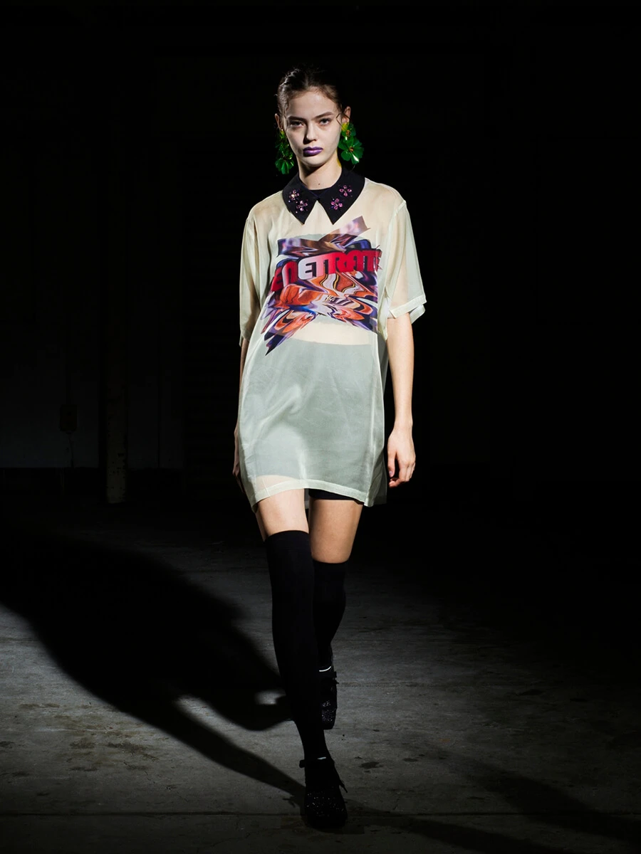 DIRECT PRINT SHEER T-SHIRT - NON TOKYO - :ETHR OF｜YAMADAYA