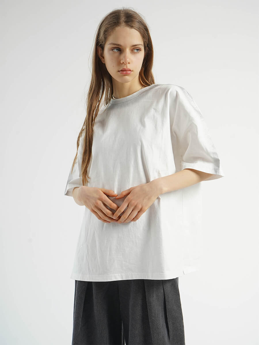 METALLIC PRINT T-SHIRT