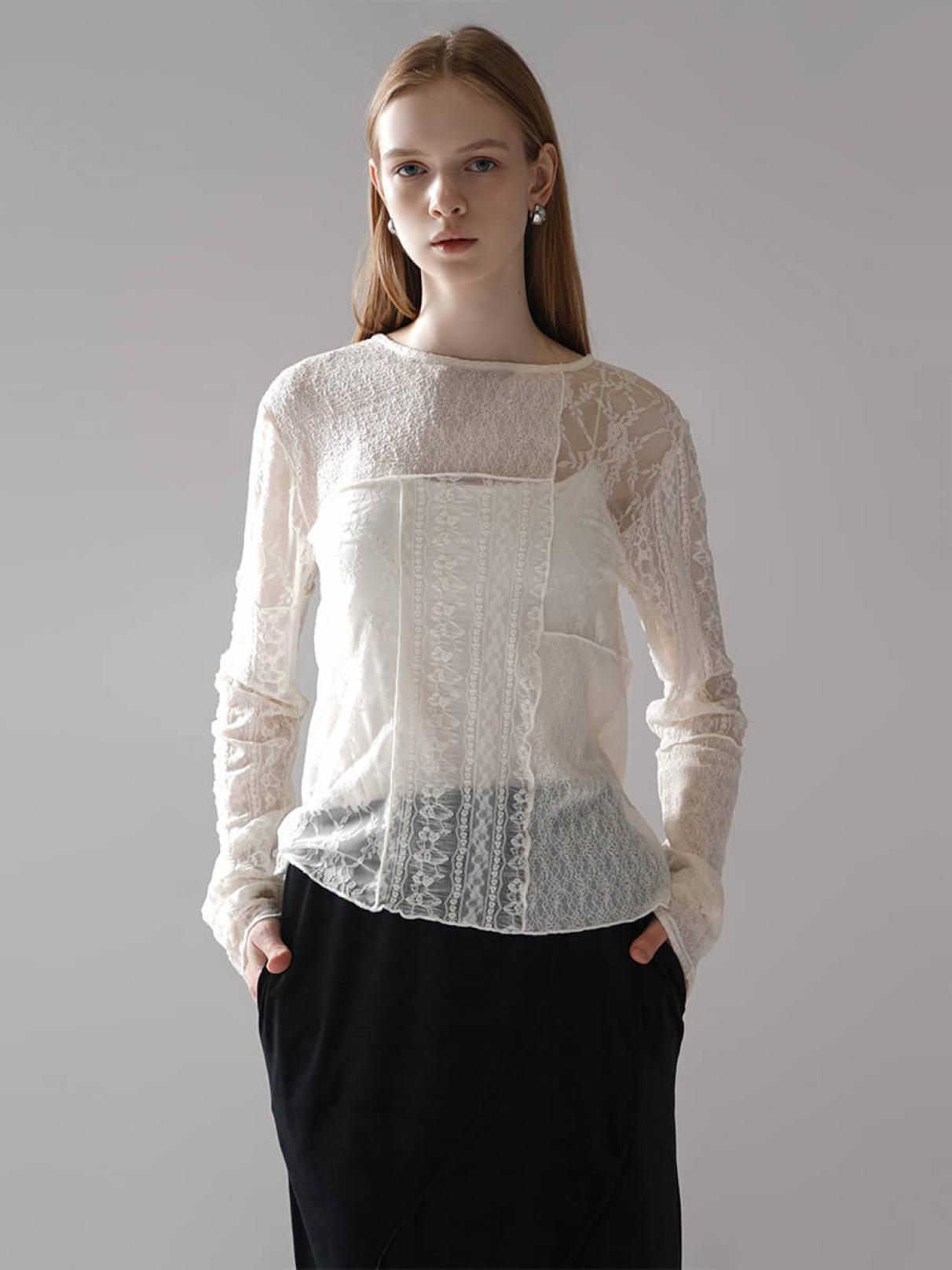 PATCHWORK LACE TOPS - :ETHR OF - :ETHR OF｜YAMADAYA STORE