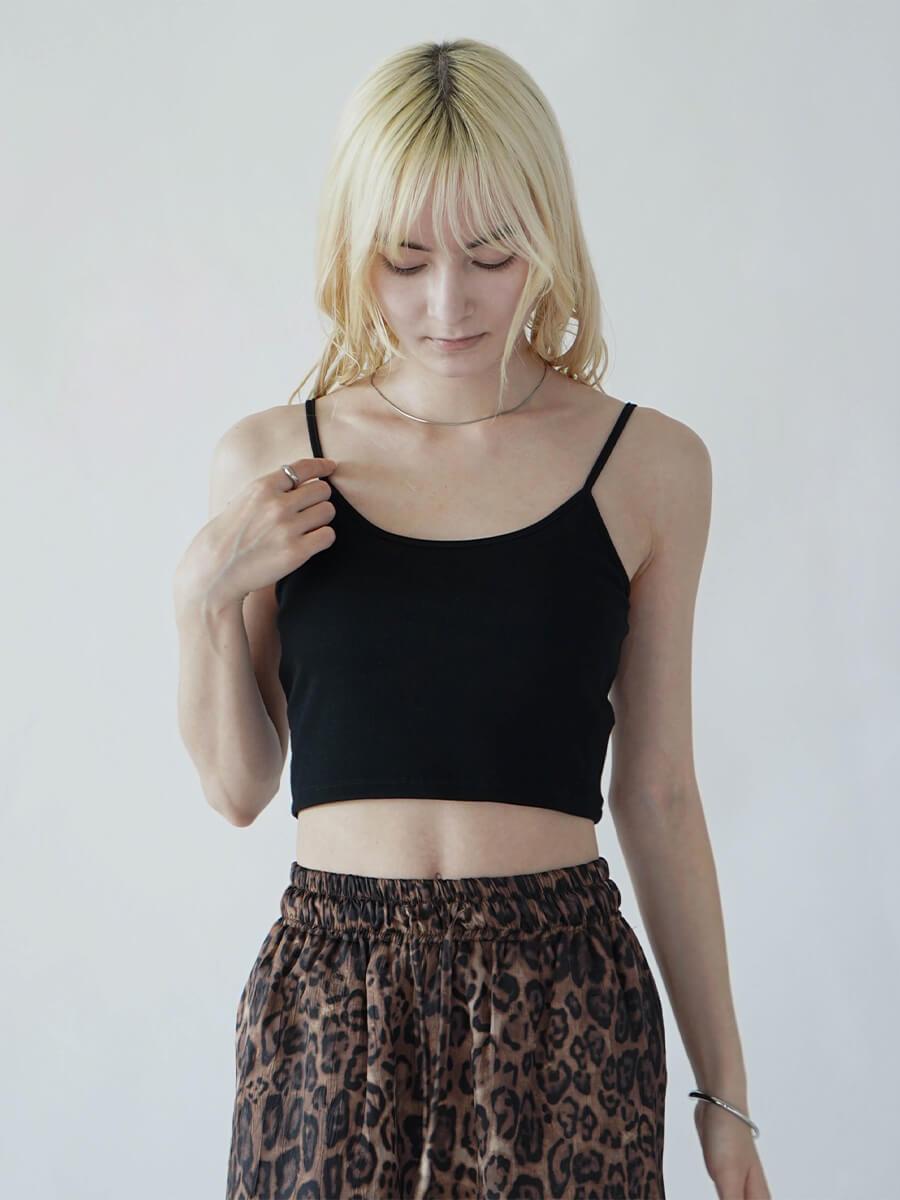 CROPPED RIB CAMISOLE
