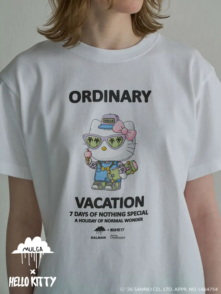 MULGA×SANRIO CHARACTERS】 Hello Kitty T-Shirt - Boutique Ordinary 