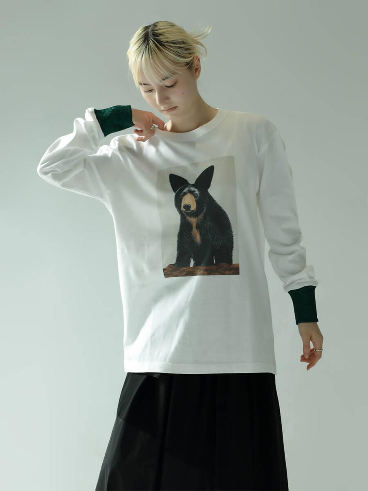 BEAR PRINT T-SHIRT - NON TOKYO - :ETHR OF｜YAMADAYA STORE