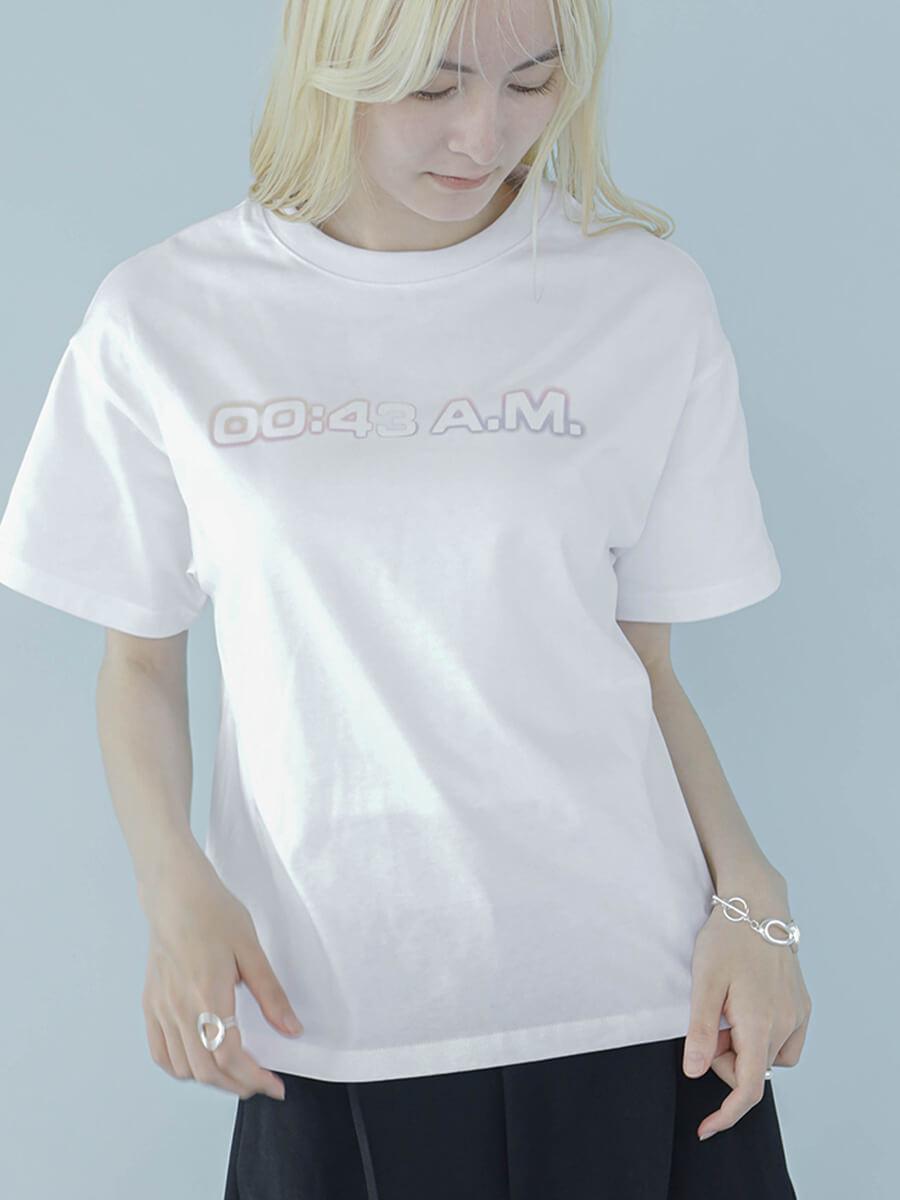 TIME LOGO PRINT T-SHIRT