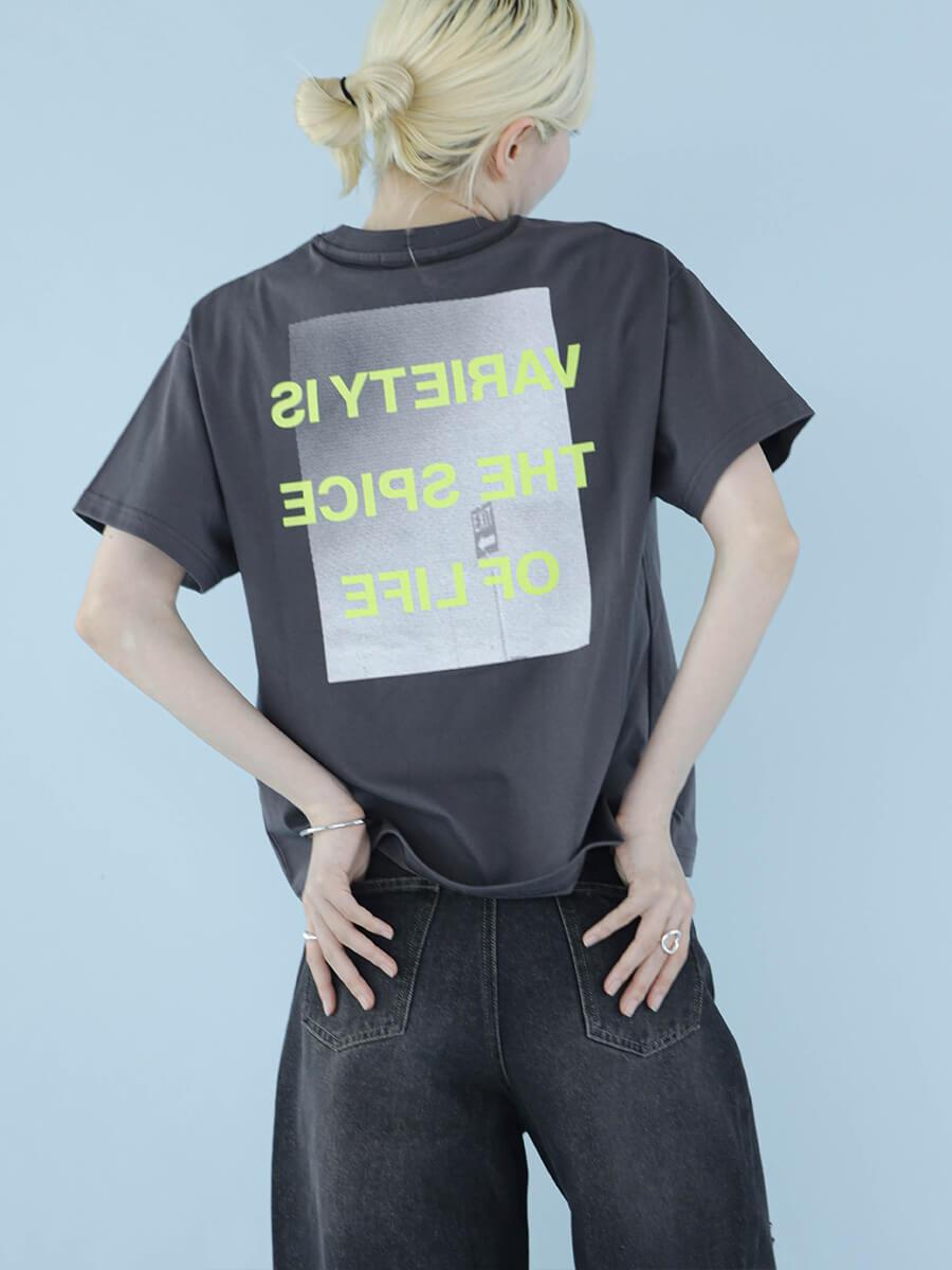 BACK LOGO PRINT T-SHIRT
