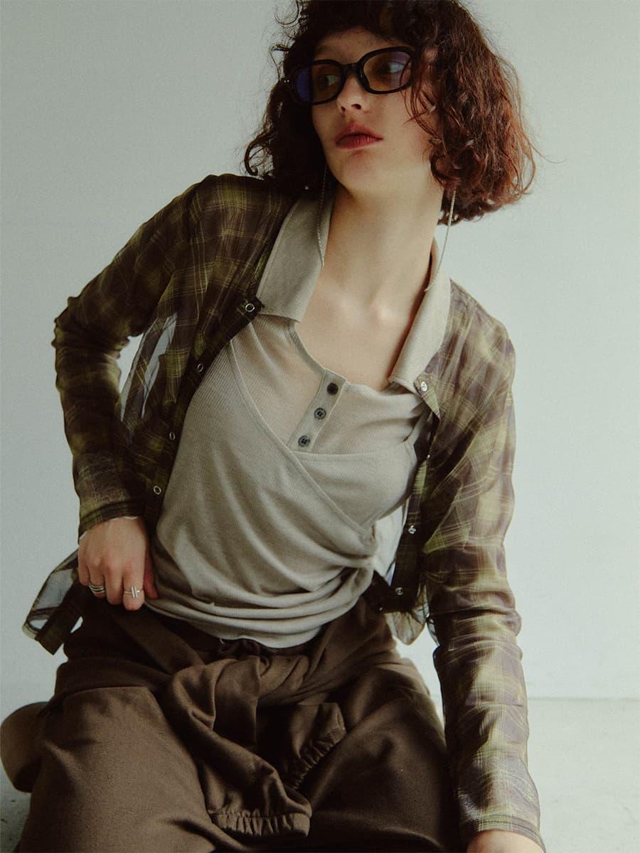 SHEER LAYERED TOP
