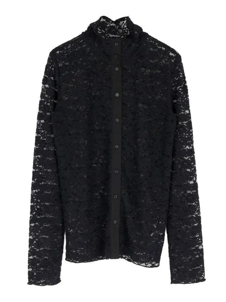 LACE STAND COLLAR SHIRT - :ETHR OF - :ETHR OF｜YAMADAYA STORE
