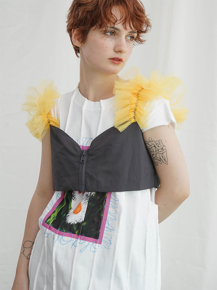 GATHER TULLE BUSTIER YAMADAYA STORE GATHER TULLE BUSTIER YAMADAYA STORE