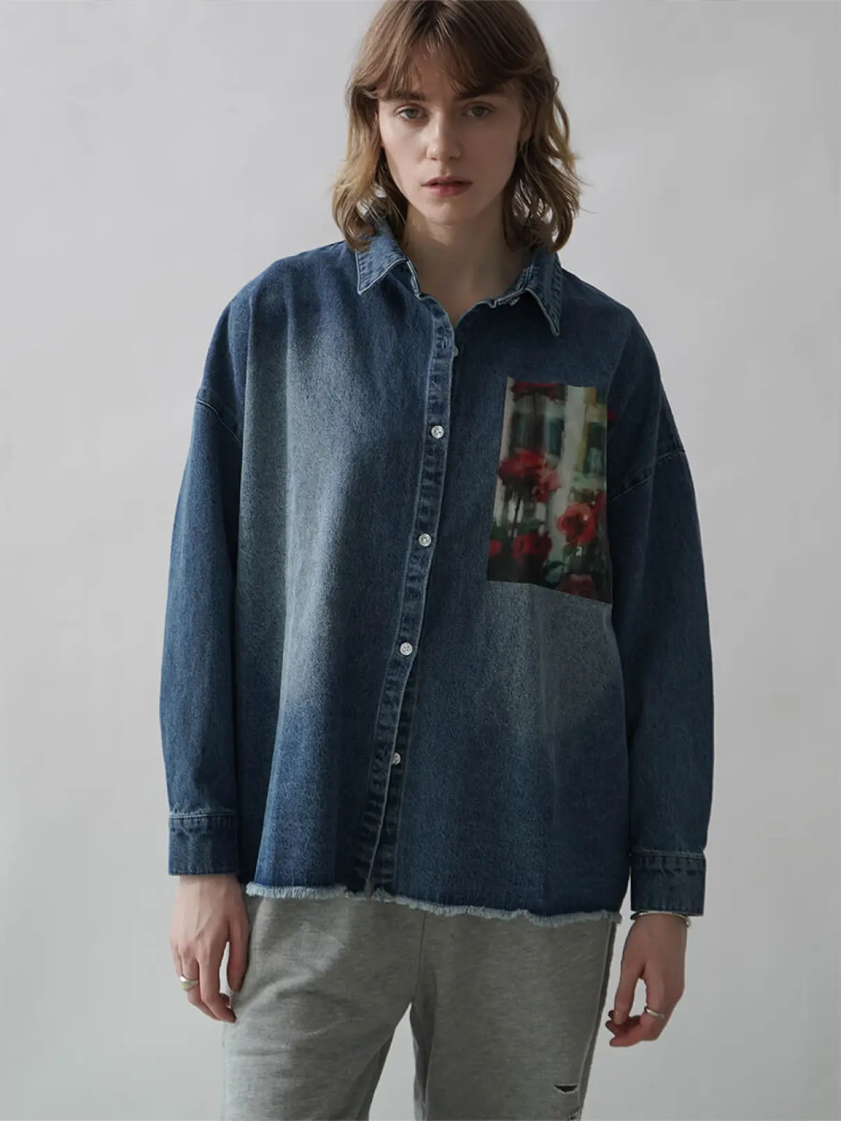 :ETHR OF ART PRINT DENIM SHIRT ￥12,100 ART PRINT DENIM SHIRT - :ETHR OF - :ETHR OF｜YAMADAYA STORE