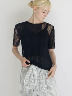 SHEER LACE DESIGN TOPS - :ETHR OF - :ETHR OF｜YAMADAYA STORE