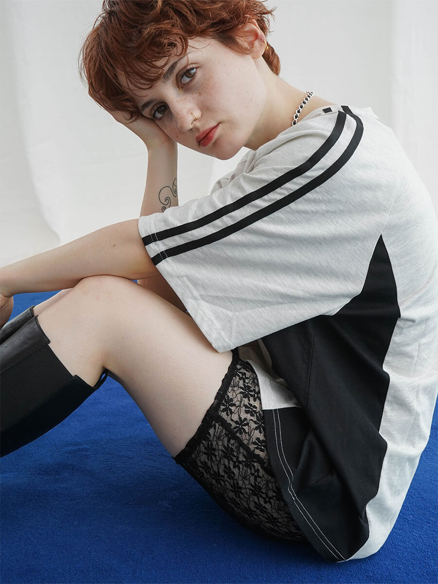 LACE BIKER PANTS YAMADAYA STORE LACE BIKER PANTS YAMADAYA STORE