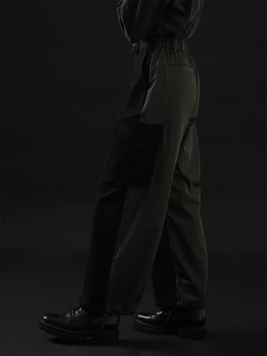 BICOLOR DOCKING CARGO PANTS YAMADAYA STORE BICOLOR DOCKING CARGO PANTS YAMADAYA STORE
