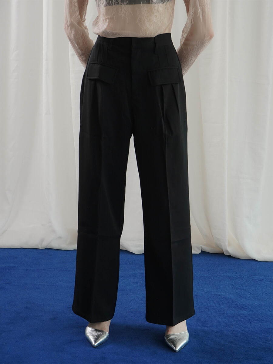 CENTER PRESS TUCK PANTS YAMADAYA STORE CENTER PRESS TUCK PANTS YAMADAYA STORE