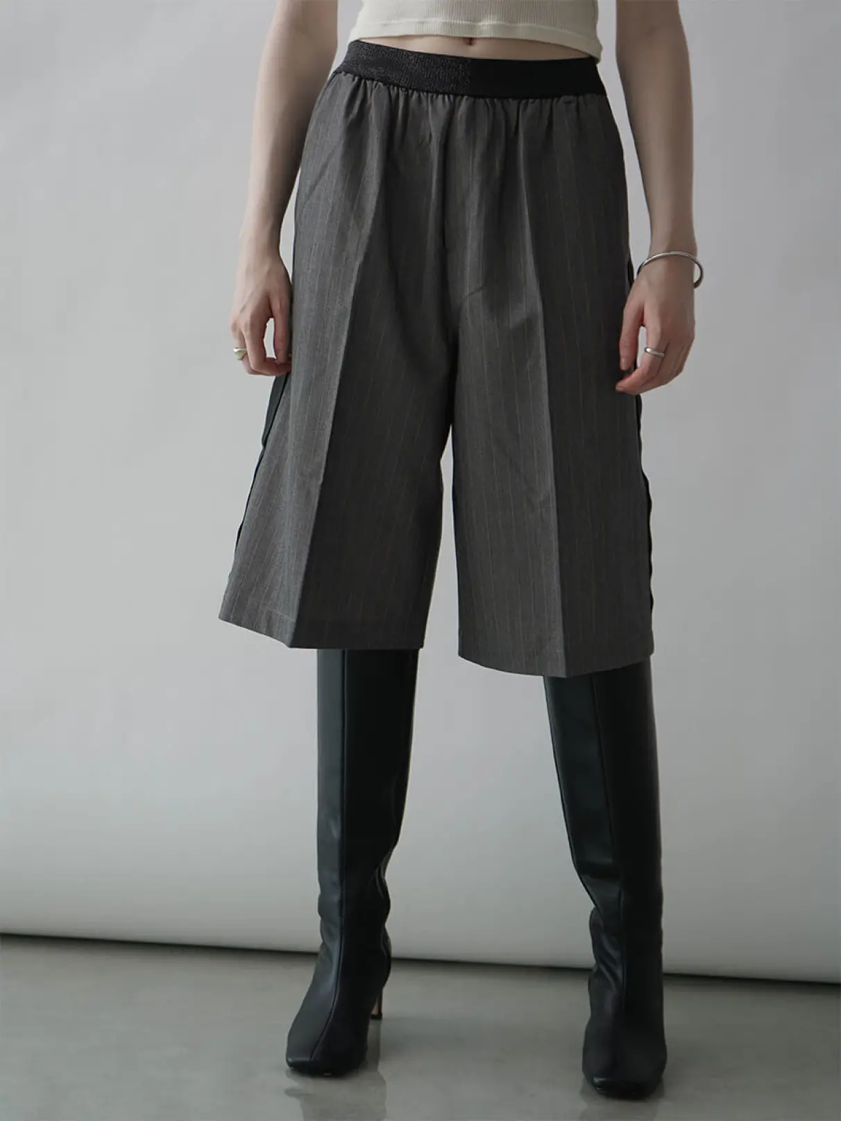 PINSTRIPE HALF LINE PANTS - :ETHR OF - :ETHR OF｜YAMADAYA STORE