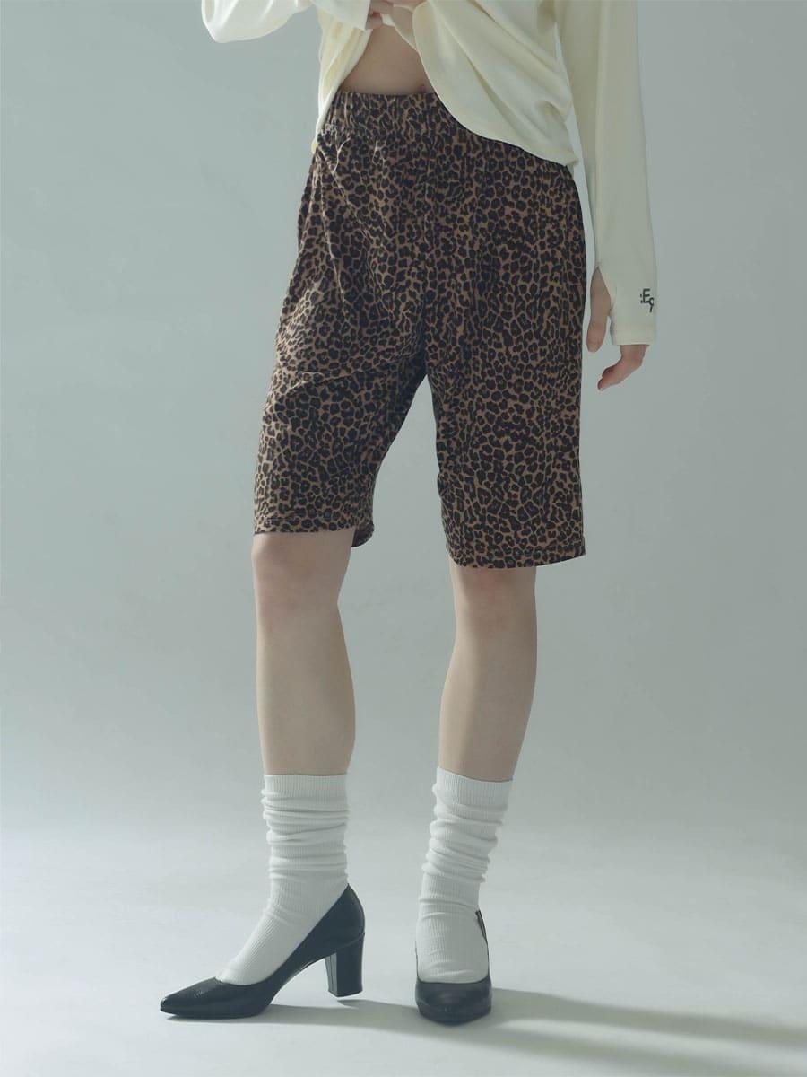 PRINT BIKER PANTS