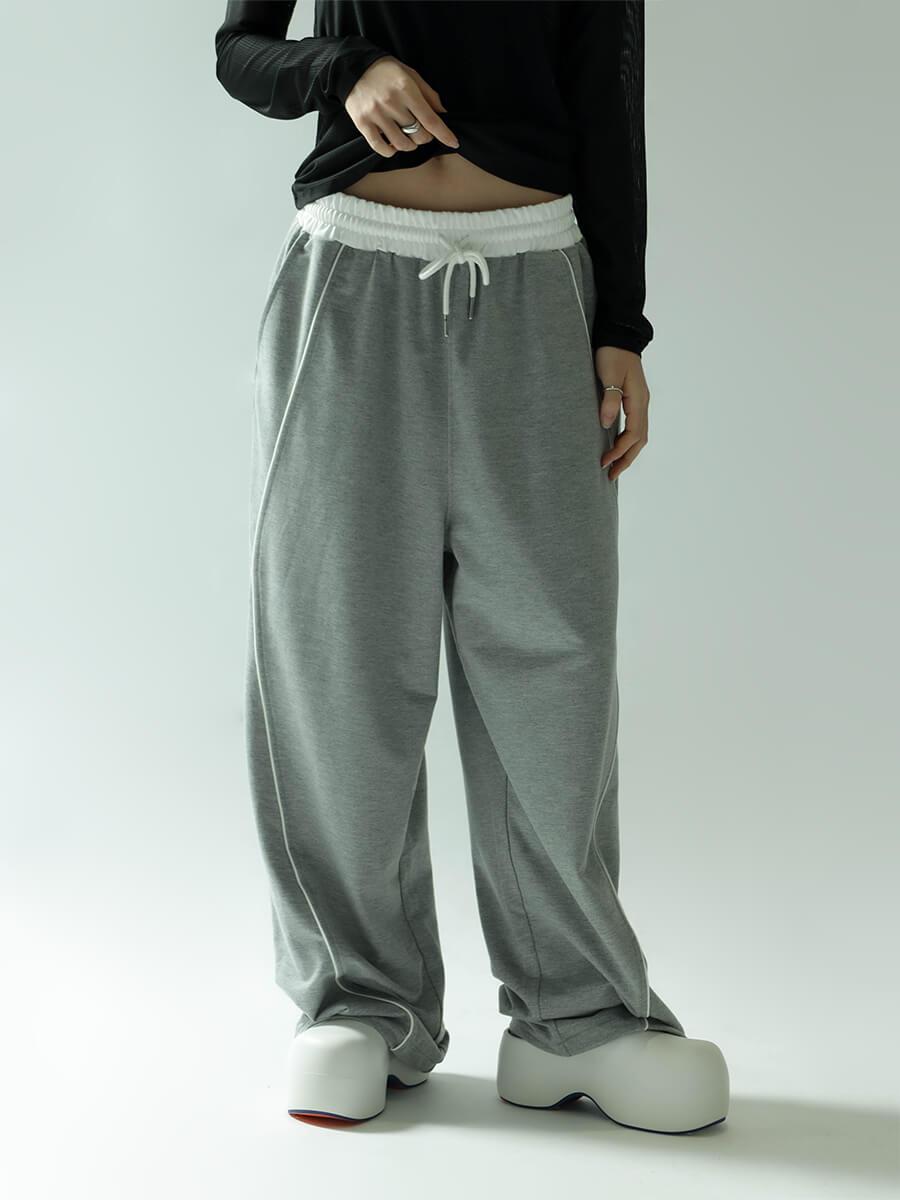 CURVE LINE SWEAT PANTS