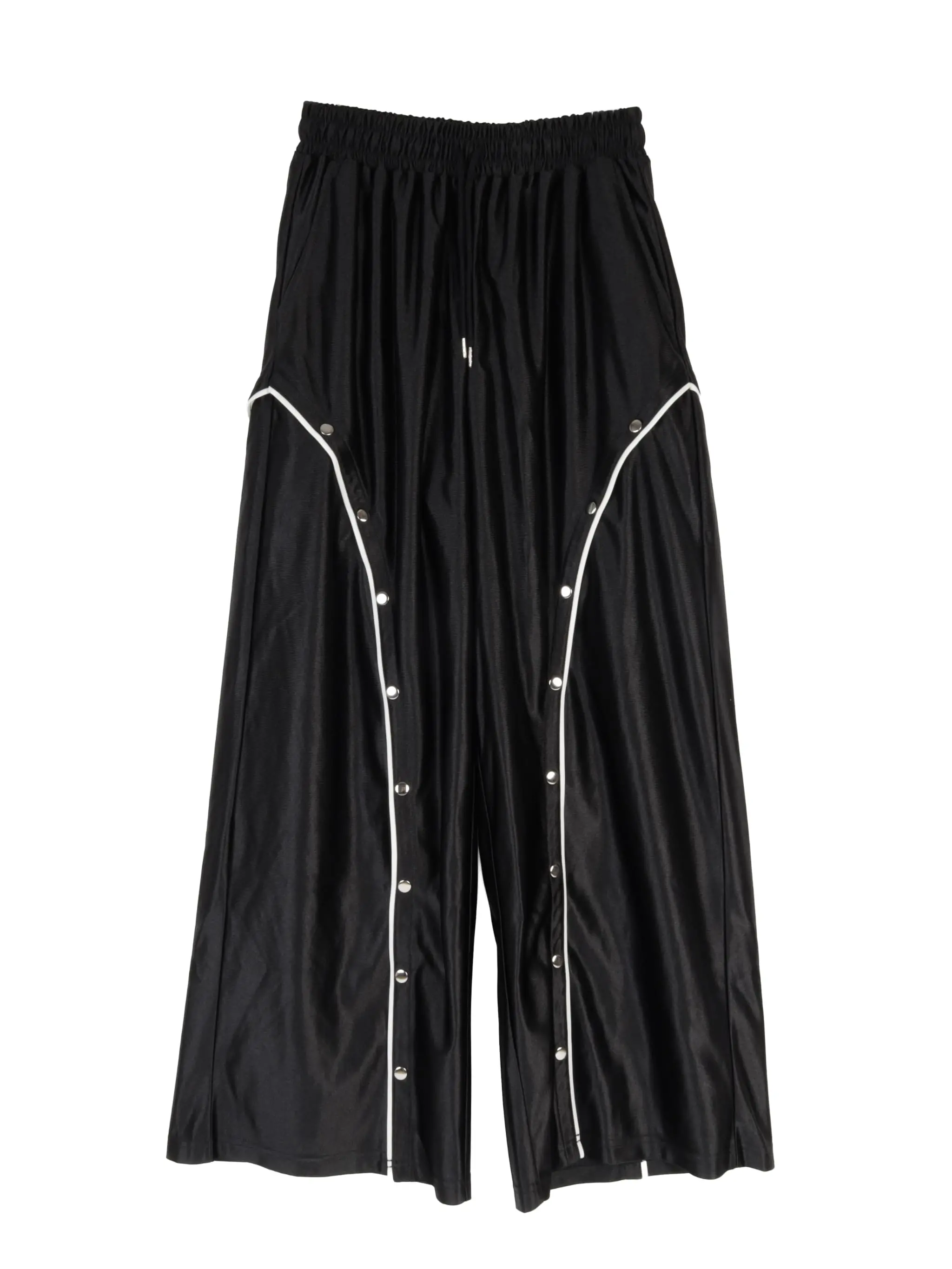 PIPING LINE SLIT SATIN PANTS - :ETHR OF - :ETHR OF｜YAMADAYA STORE