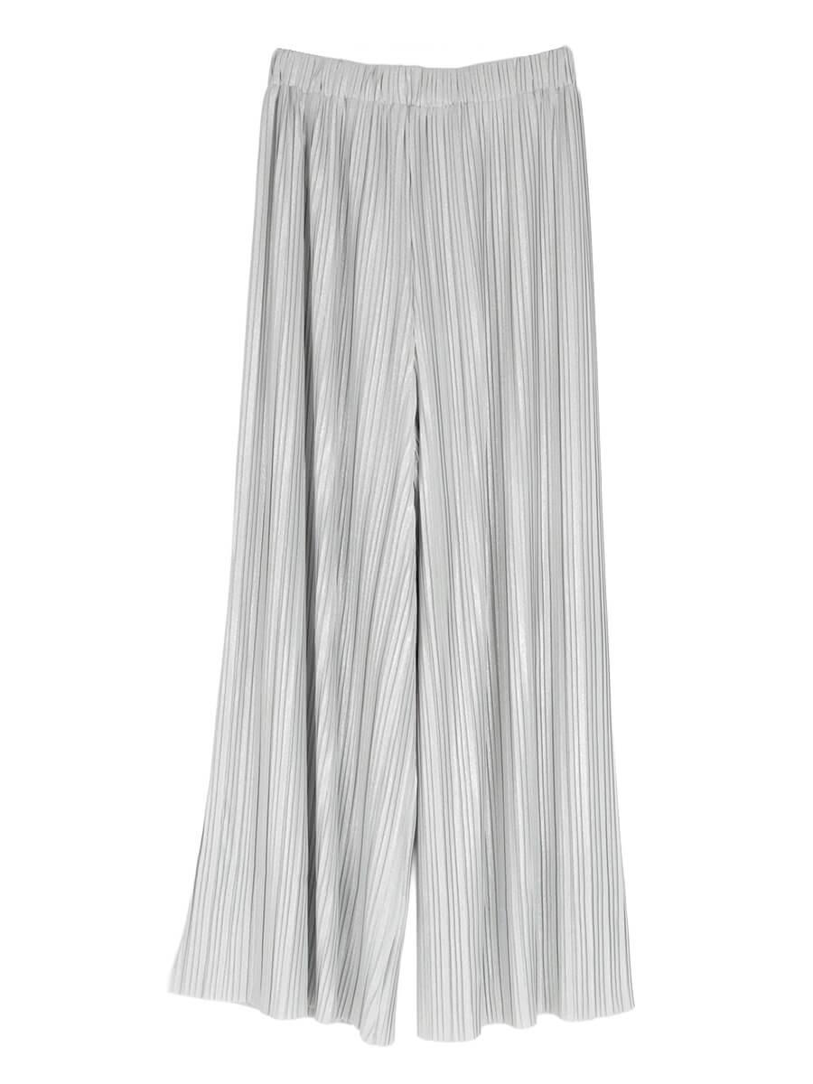 SOFT GLOW PLEATED WIDE PANTS