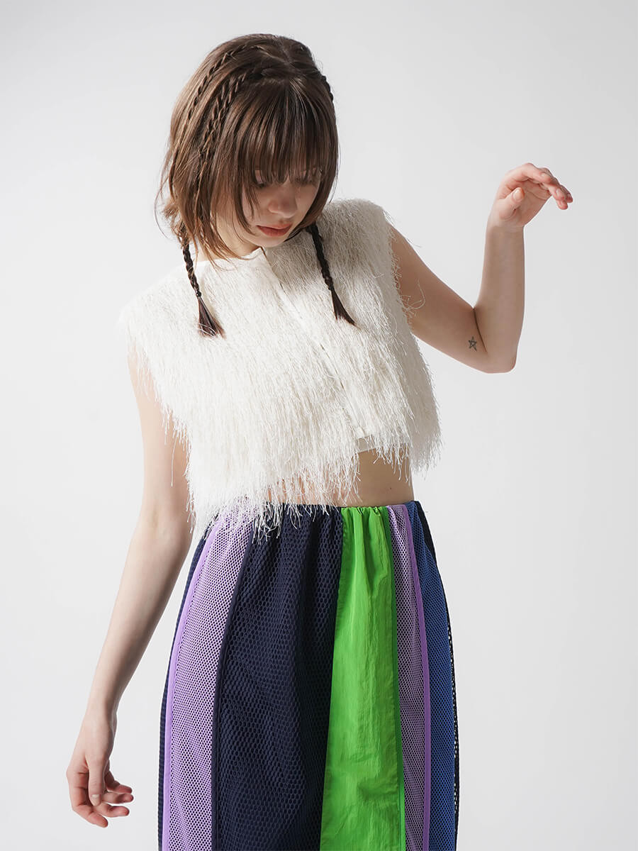 FRINGE SHORT TOPS YAMADAYA STORE FRINGE SHORT TOPS YAMADAYA STORE