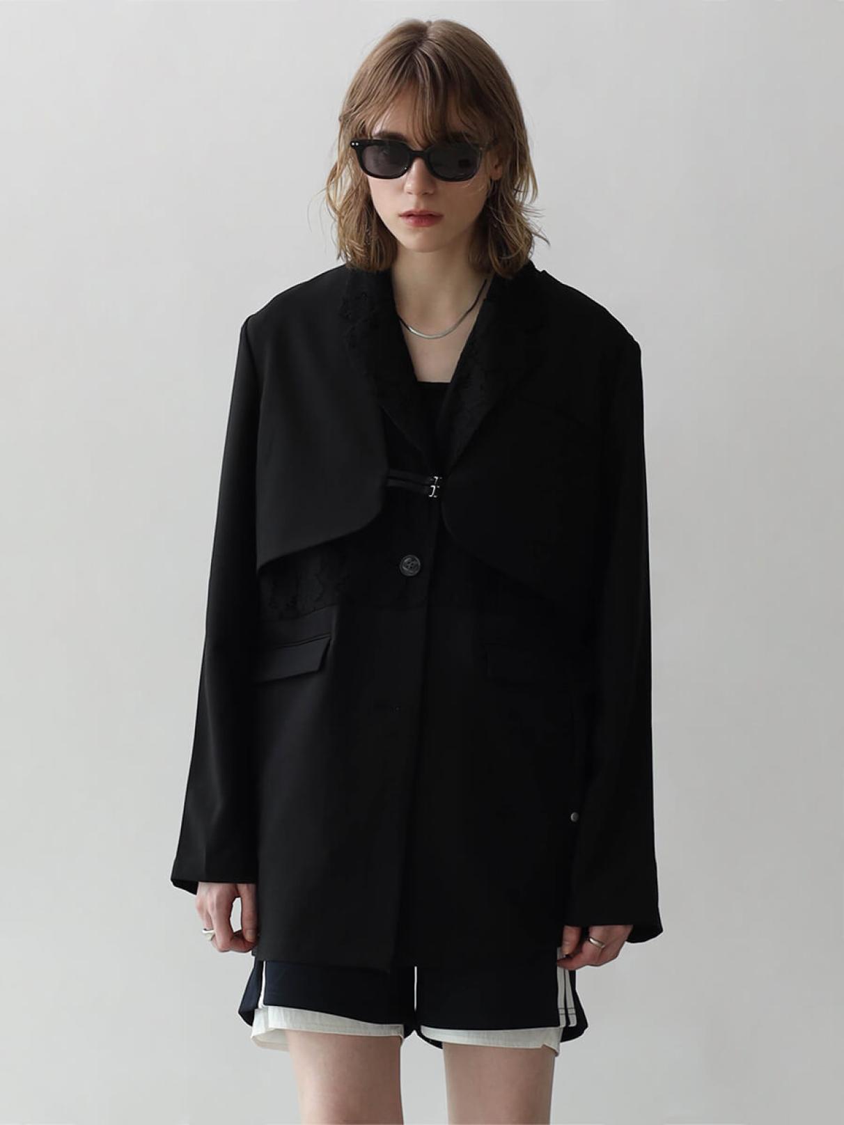 【美品】RADIATE ヤマダヤ　フェイクレザー中綿ベスト　ブラック 新品・未使用】ヤマダヤ RADIATE フェイクレザー 中綿ベスト