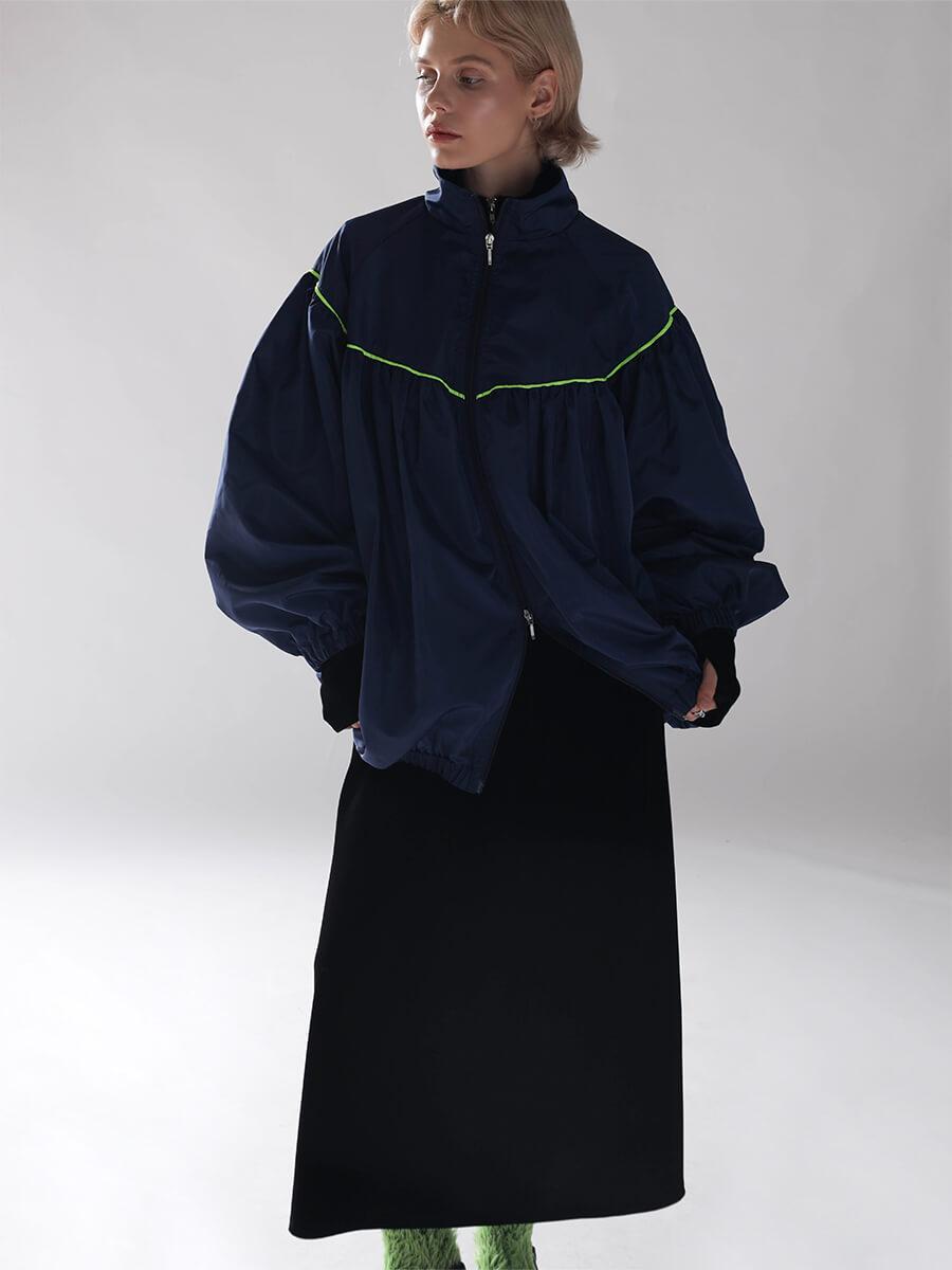 PIPING BALLOON BLOUSON