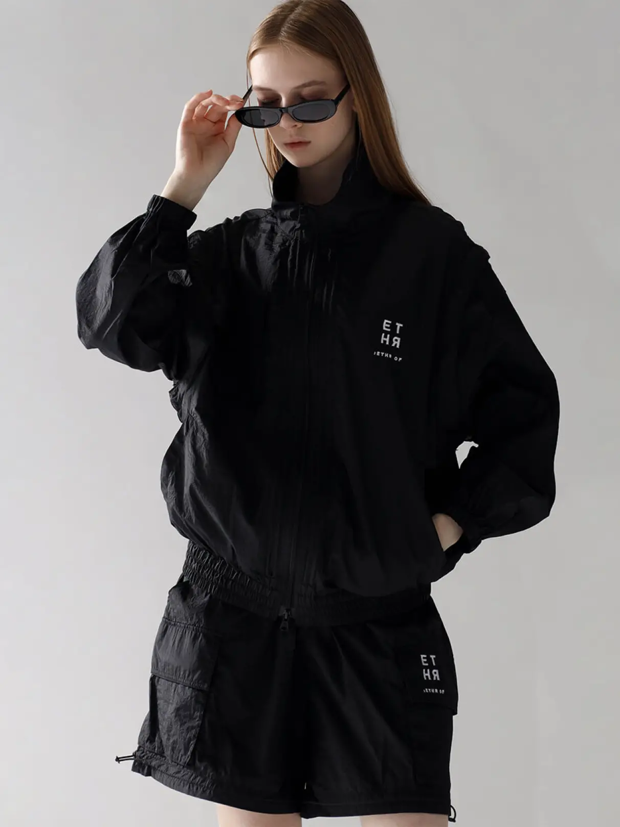 2WAY DOUBLE-ZIP NYLON JACKET - :ETHR OF - :ETHR OF｜YAMADAYA STORE