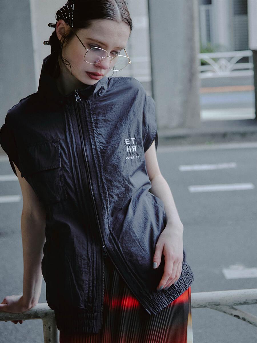 2WAY DOUBLE-ZIP NYLON JACKET